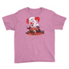 happy halloween clown Youth Tee