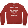 March Girls Crewneck Sweatshirt