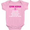 Gemini Woman Baby Onesie