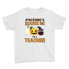 nothing scares me i'm a teacher Youth Tee