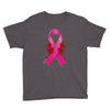breast cancer pink ribbon Youth Tee