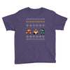 super mario chistmas ugly t shirts Youth Tee