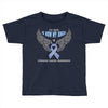 my hero is now my angel stomach cancer awareness Toddler T-shirt