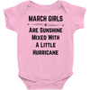 March Girls Baby Onesie