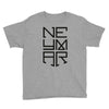 neyma black logo Youth Tee