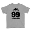 fortnite 99 problems - black Youth Tee
