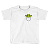 cute yoda pocket Toddler T-shirt
