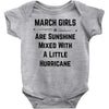 March Girls Baby Onesie