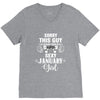 sorry this guy is already taken by a super sexy  january girl V-Neck Tee