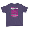 quens are born in february Youth Tee