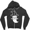 minimal wizard Zipper Hoodie