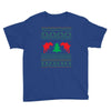 ugly sweater dinosour Youth Tee