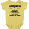 Capricorn Woman Baby Onesie