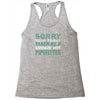 sorry this girl taken Racerback Tank