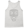 v for vendetta mask guy fawkes cool girls womens cotton t shirt dw01 Tank Top