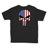 skull u.s.a. back Youth Tee