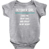 October Girl Baby Onesie