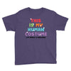 This Is My Human Costume I'm Really A Unicorn Youth Tee