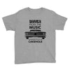 driver picks the music passenger shuts his cakehole Youth Tee