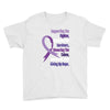supporting the fighter, admiring the survivors, honoring the taken Youth Tee