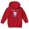 peppa pig brother pig Youth Hoodie