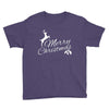 merry christmas flower Youth Tee