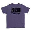 red friday black logo Youth Tee