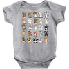 dabbing animals Baby Onesie