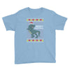 ugly dinosaur merry christmas Youth Tee