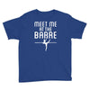 meet me at the barre ballet shoes funny Youth Tee
