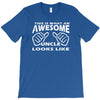 this is what an awesome uncle looks like   mens funny father's day T-Shirt
