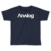 analog white logo Toddler T-shirt