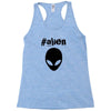 alien funny tshirt Racerback Tank