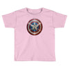 cotton captain america shield distressed, ideal gift or present Toddler T-shirt