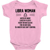 Libra Woman Baby Onesie