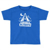 white ink camping is in tents funny Toddler T-shirt