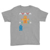 cookie monster gingerbread man ugly christmas sweater Youth Tee