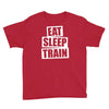 v5 eat sleep train Youth Tee