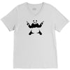 panda gun V-Neck Tee