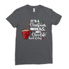 it's a christmas movies and hot chocolate kind of day Ladies Fitted T-Shirt