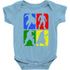 4 Super Hero Baby Onesie