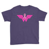 breast cancer wonder woman Youth Tee