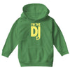 im a dj graphic tee mens Youth Hoodie