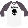 alien funny tshirt 3/4 Sleeve Shirt
