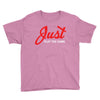 Just Play The Game Youth Tee