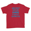 alphabet abc elemno Youth Tee