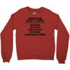 Smartass July Girl Crewneck Sweatshirt