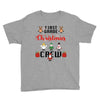 first grade christmas crew Youth Tee