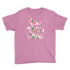 dachshund floral Youth Tee
