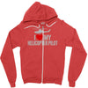 i' love my helicopter pilot Zipper Hoodie